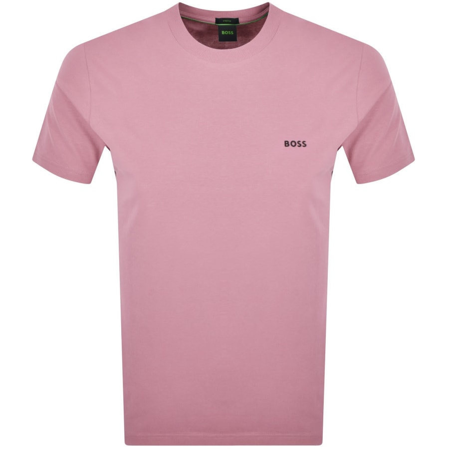 Image number 1 for BOSS Tee T Shirt Pink