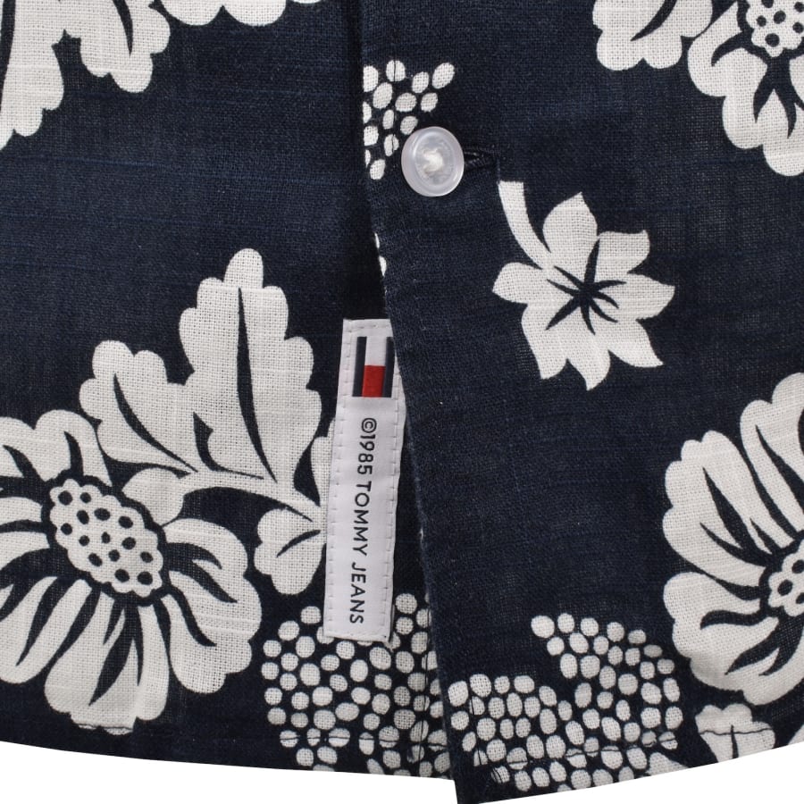 Image number 4 for Tommy Jeans Short Sleeved Shirt Sweet Navy