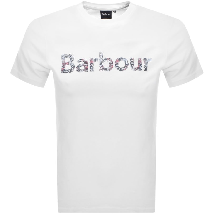 Image number 1 for Barbour Devon Graphic T Shirt White