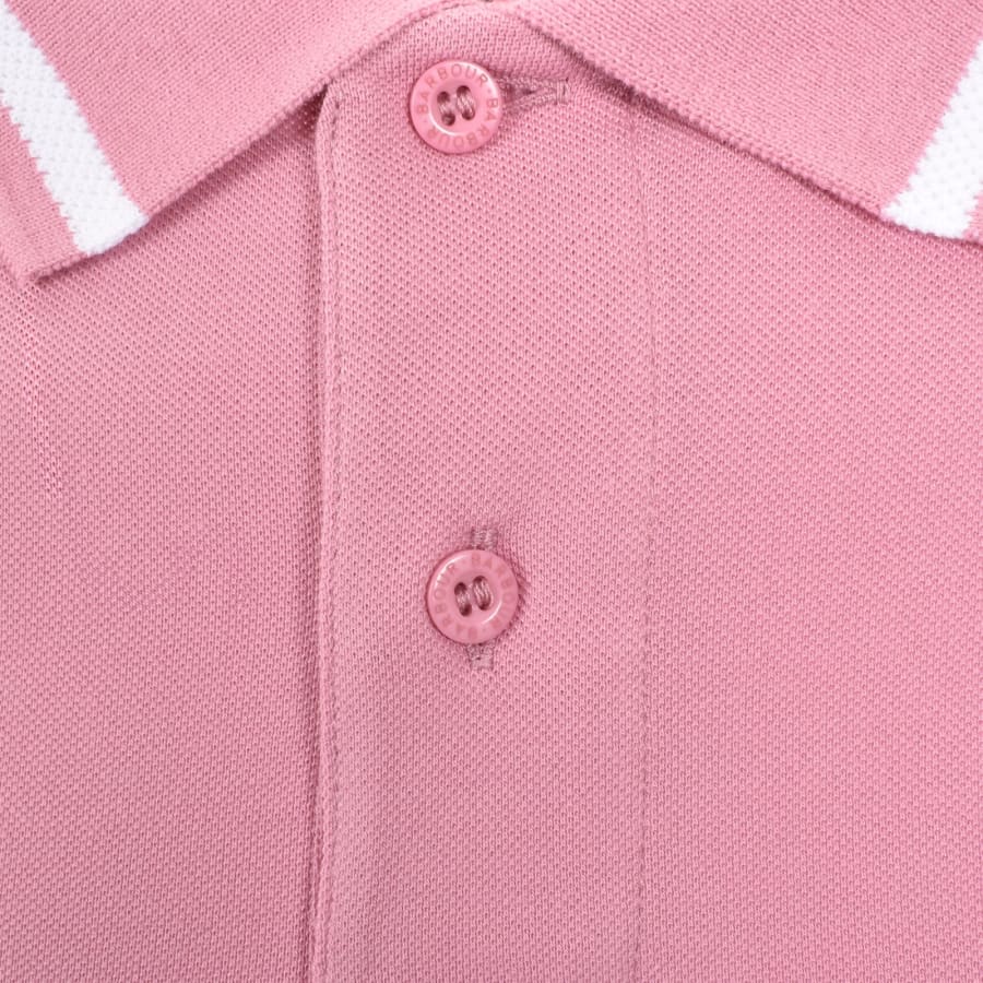 Image number 4 for Barbour Ferrybridge Tailored Polo T Shirt Pink