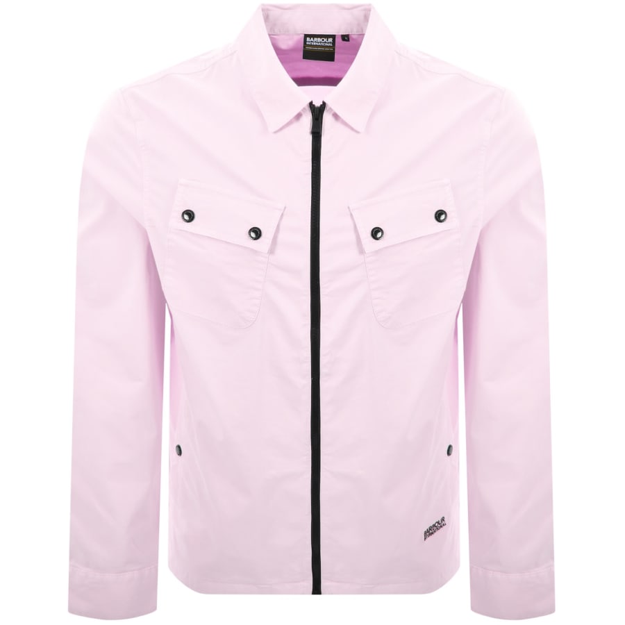 Image number 1 for Barbour International Hayden Overshirt Pink