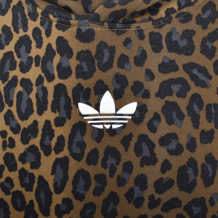 Image number 3 for adidas Originals Graphic Hoodie Brown