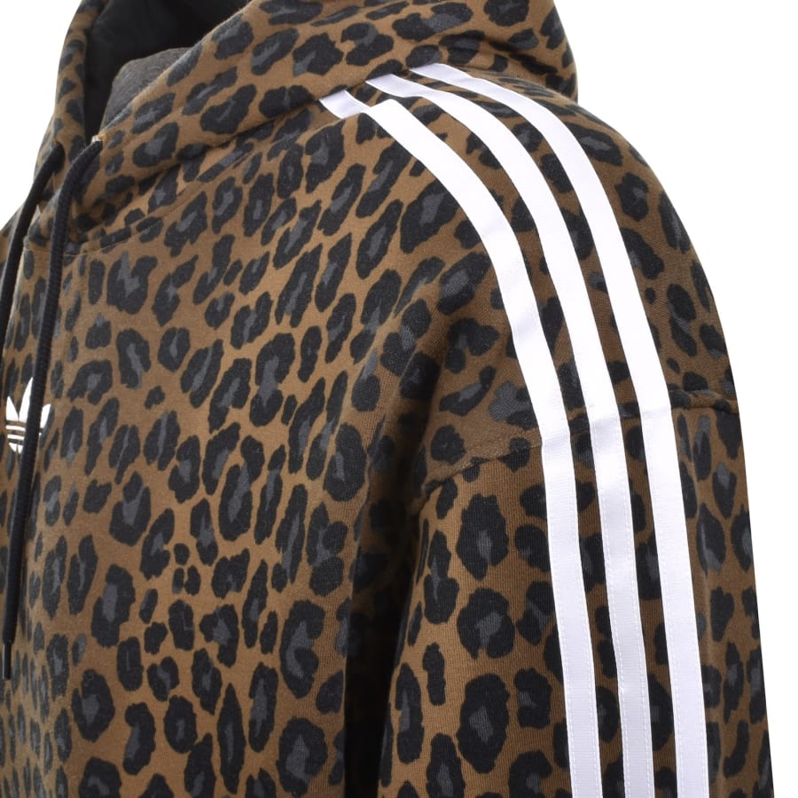 Image number 4 for adidas Originals Graphic Hoodie Brown