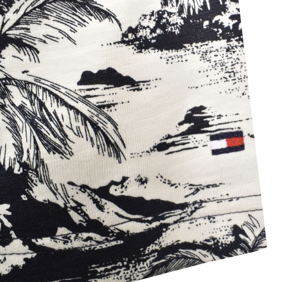Image number 4 for Tommy Hilfiger Summer Slub T Shirt Off White