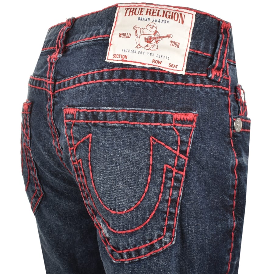 Image number 4 for True Religion Rocco Dark Wash Jeans Blue