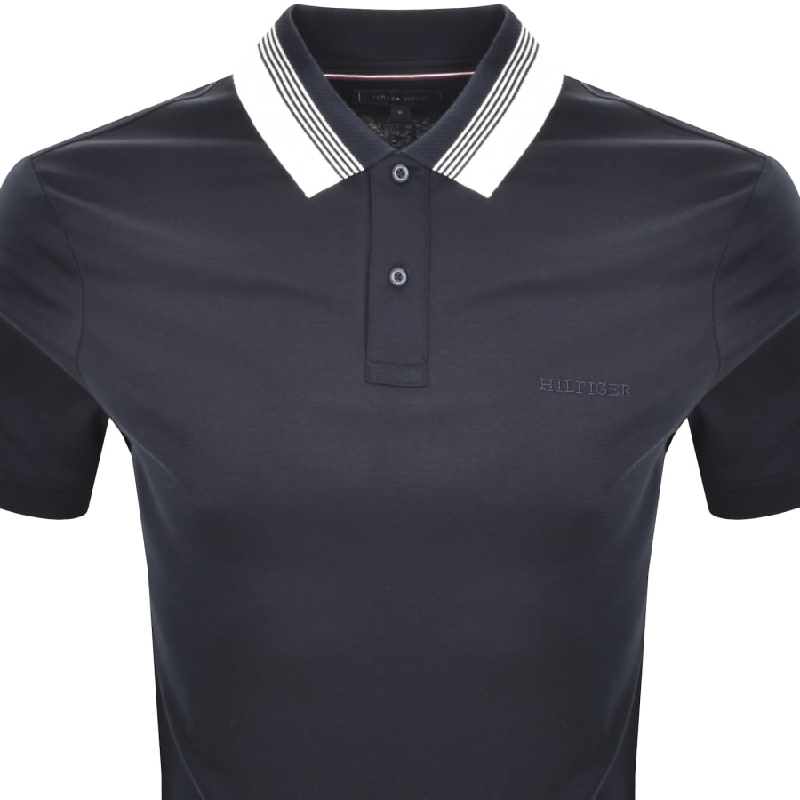 Image number 2 for Tommy Hilfiger Interlock Polo Navy