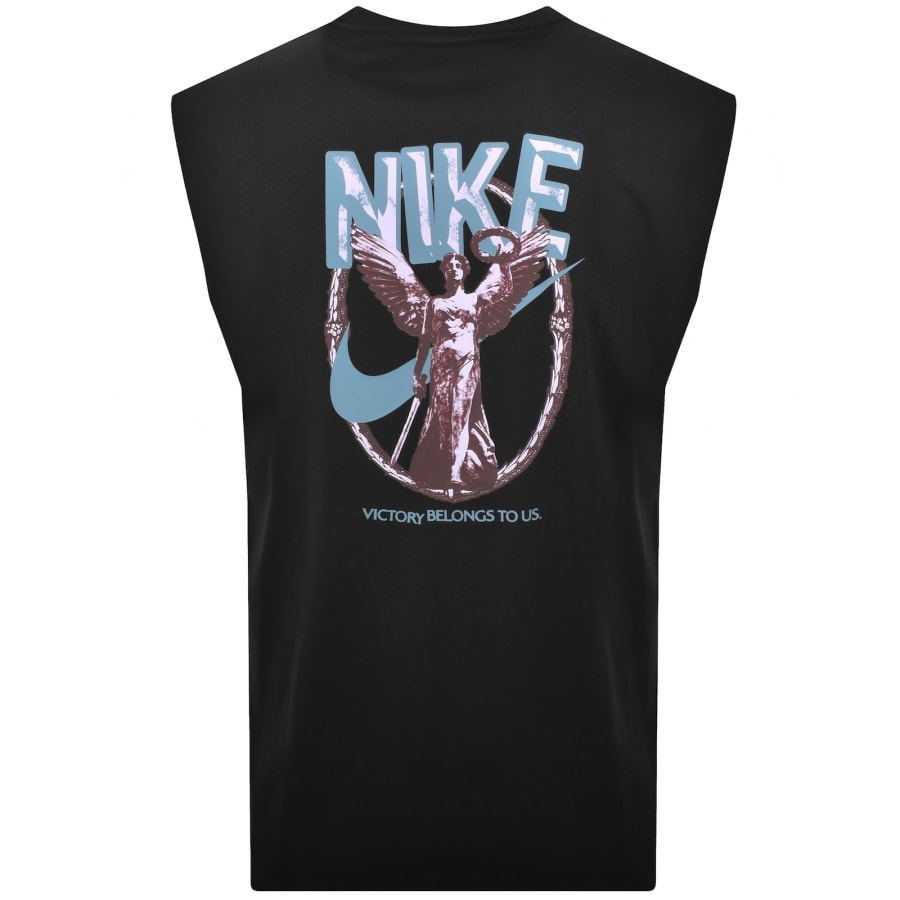 Image number 5 for Nike GYM Life Vest T Shirt Black