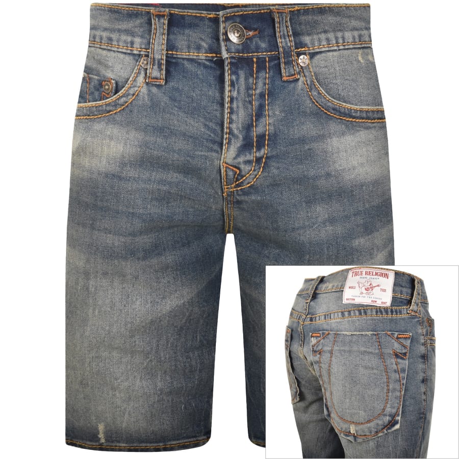 Image number 1 for True Religion Ricky Shorts Blue