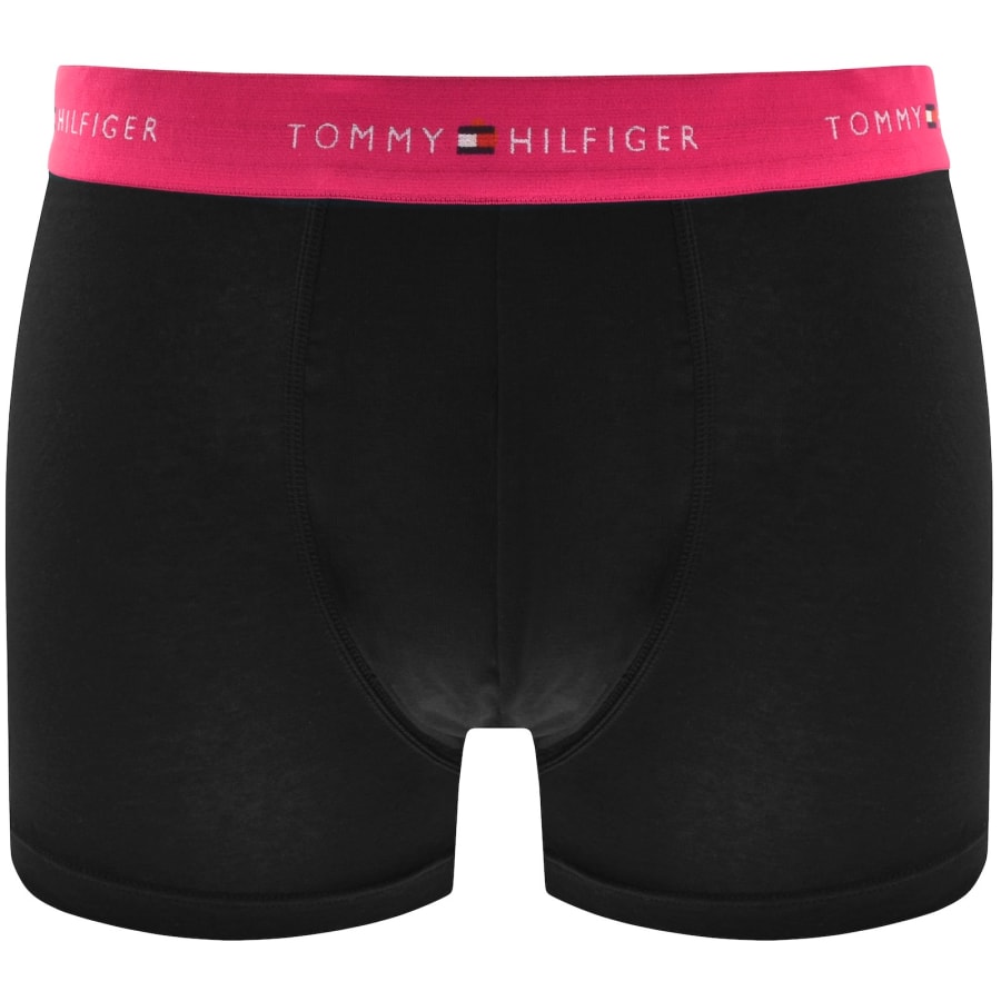 Image number 4 for Tommy Hilfiger Underwear 3 Pack Trunks Black