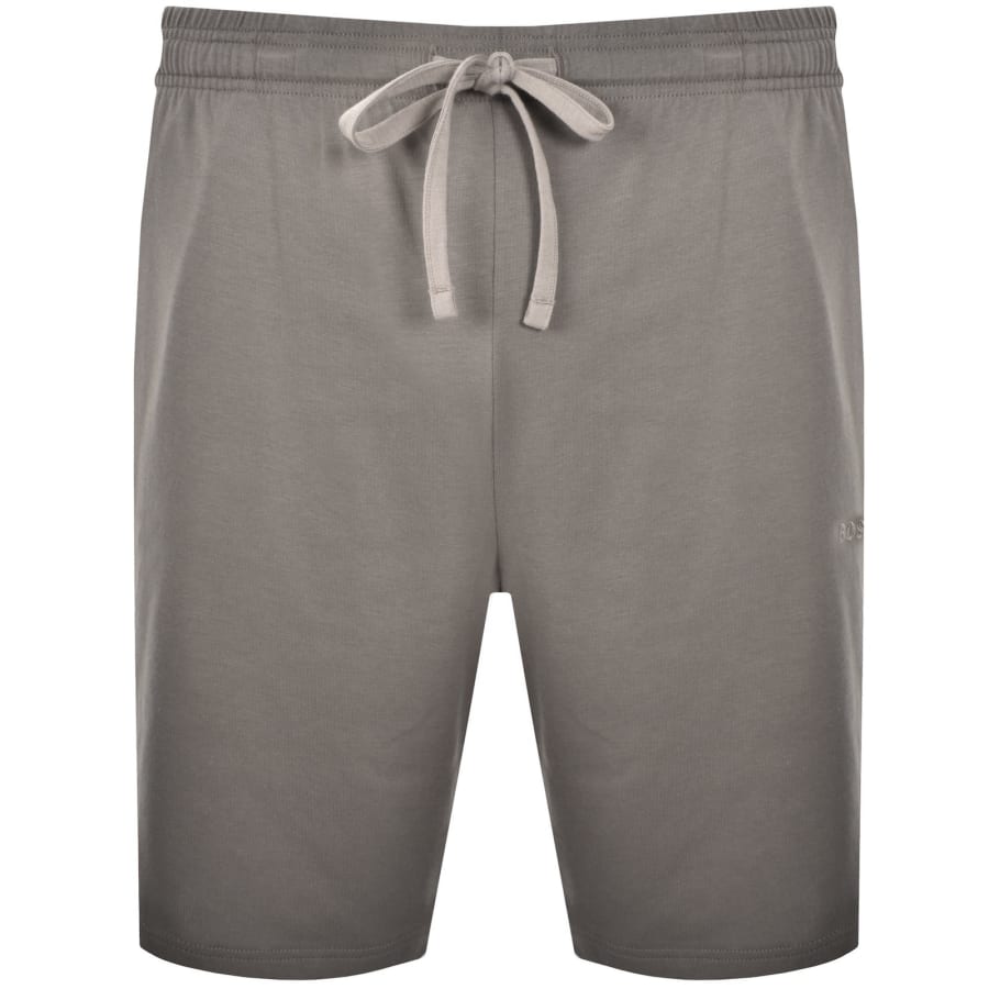 Image number 1 for BOSS Mix And Match Jersey Shorts Brown