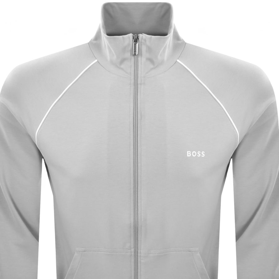 Image number 2 for BOSS Lounge Mix And Match Track Top Grey