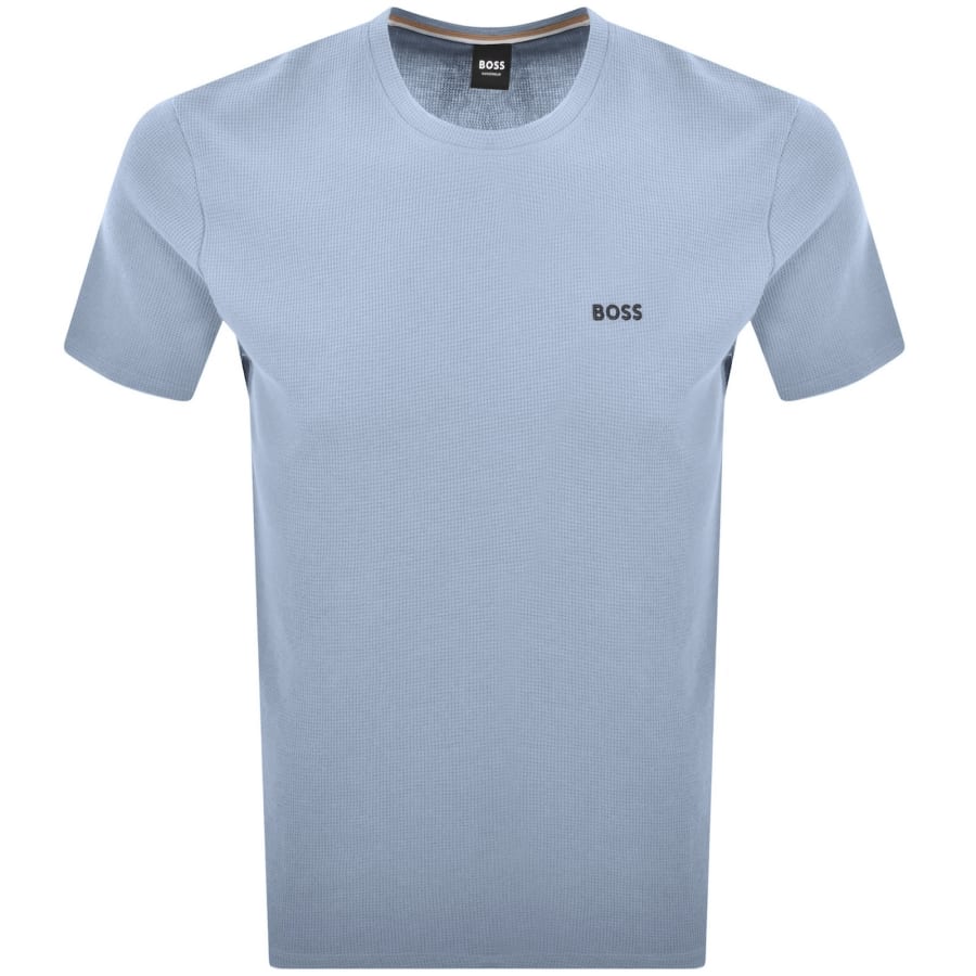Image number 1 for BOSS Waffle T Shirt Blue