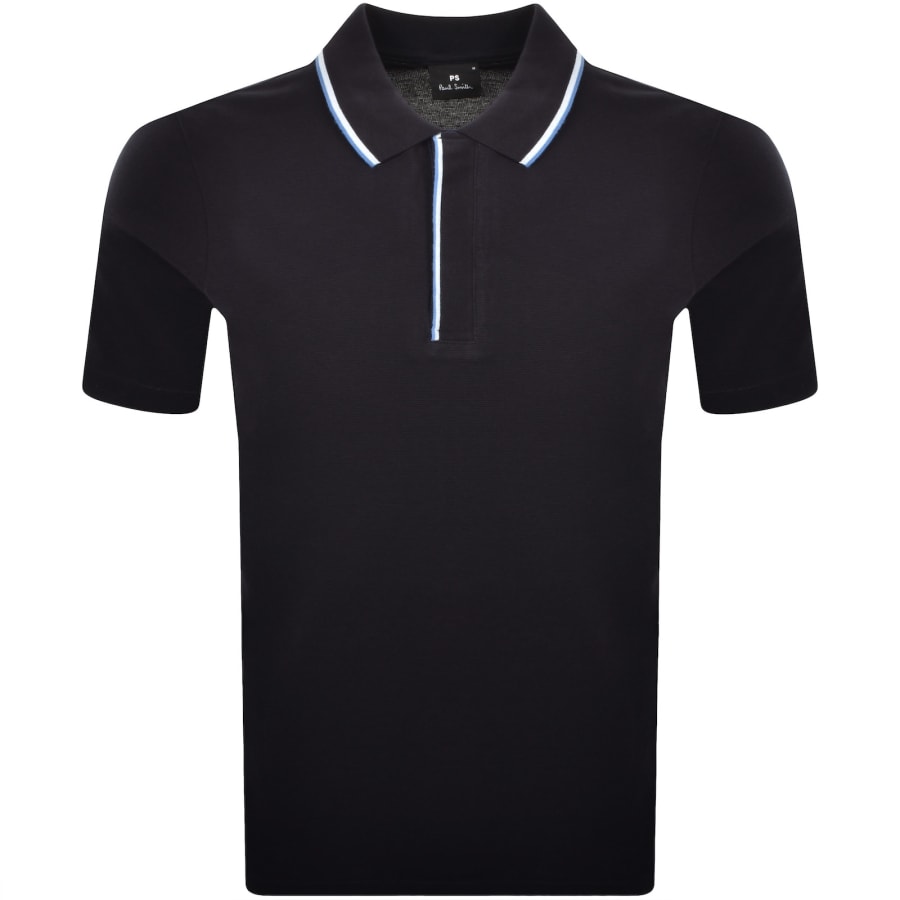 Image number 1 for Paul Smith Regular Fit Polo T Shirt Navy