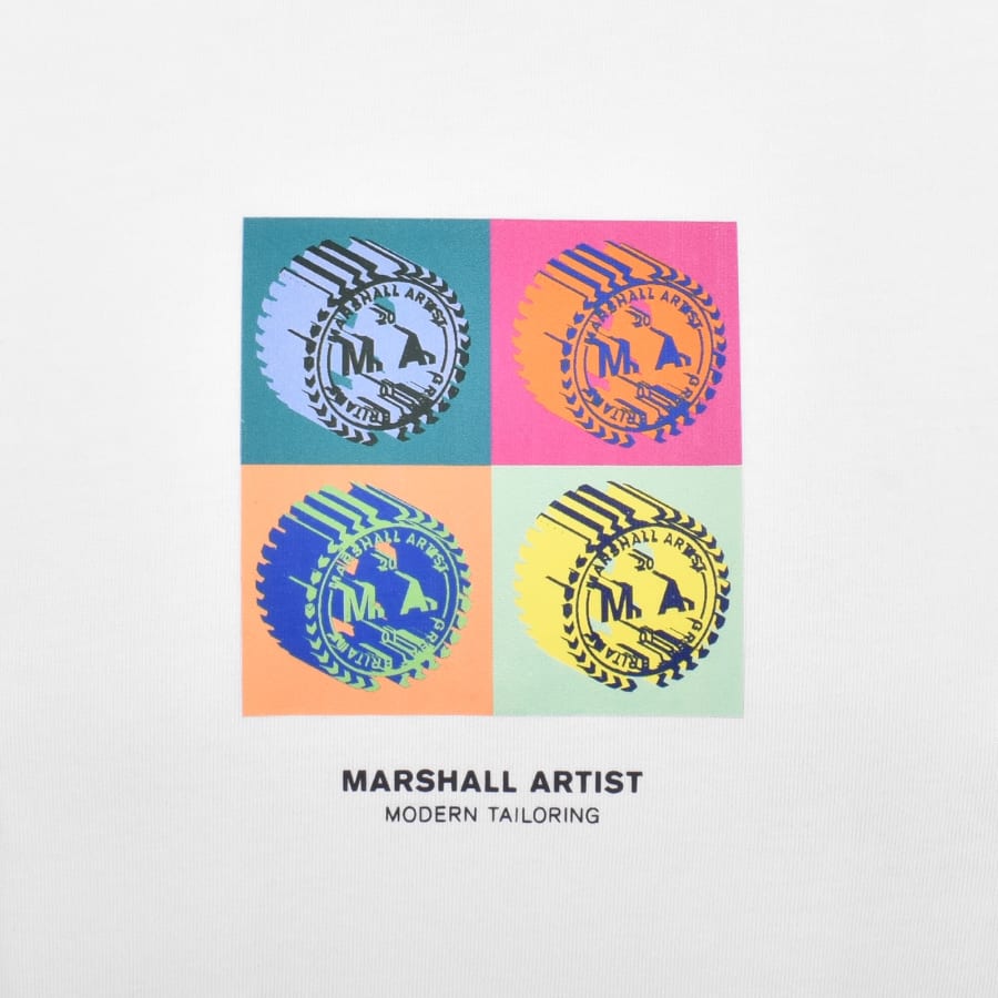 Image number 3 for Marshall Artist 3D Siren T Shirt White