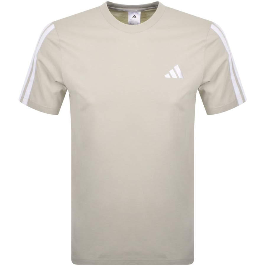 Image number 1 for adidas Sportswear 3 Stripes T Shirt Beige
