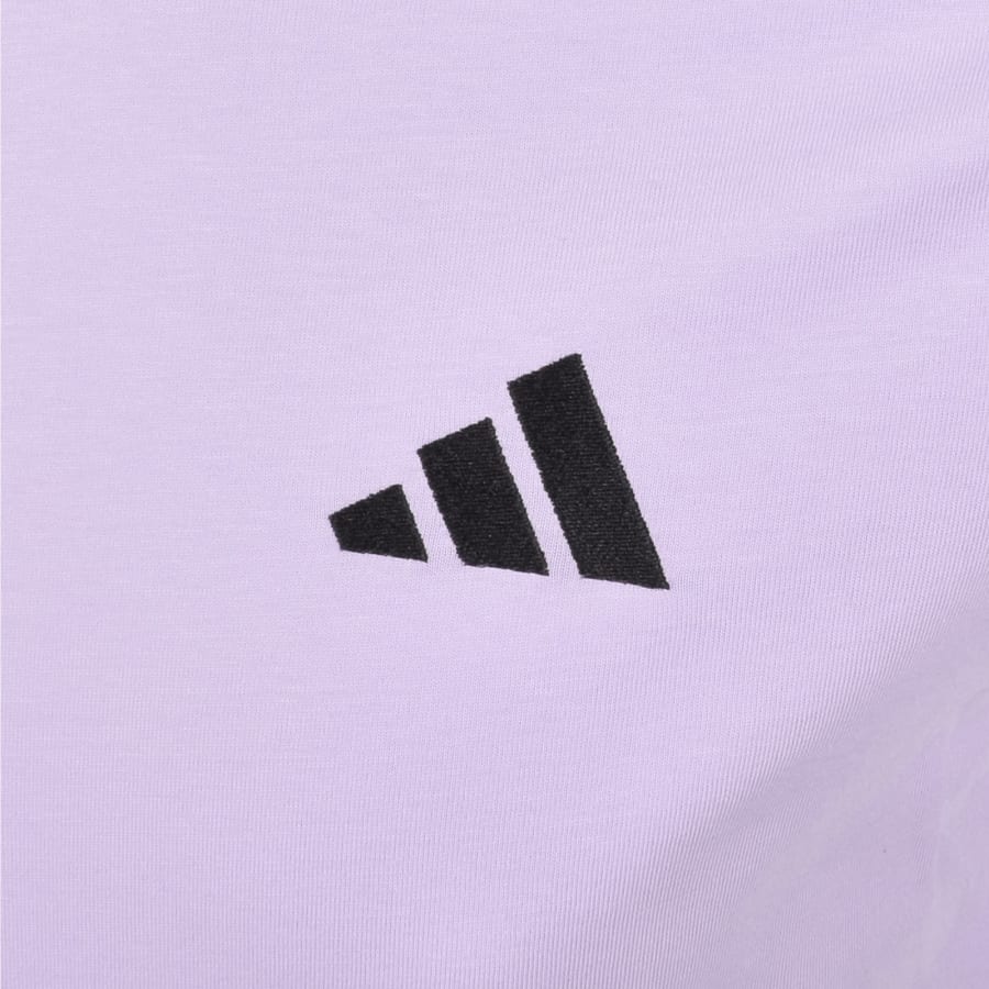 Image number 3 for adidas Sportswear 3 Stripes T Shirt Lilac