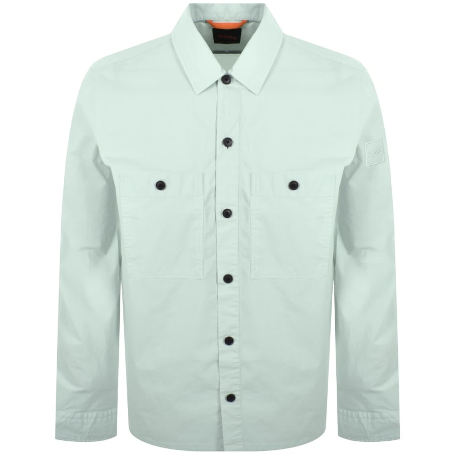 Image number 2 for BOSS Locky 2 Overshirt Pastel Blue