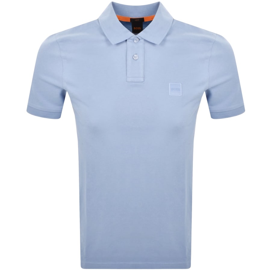 Image number 1 for BOSS Passenger Polo T Shirt Light Blue