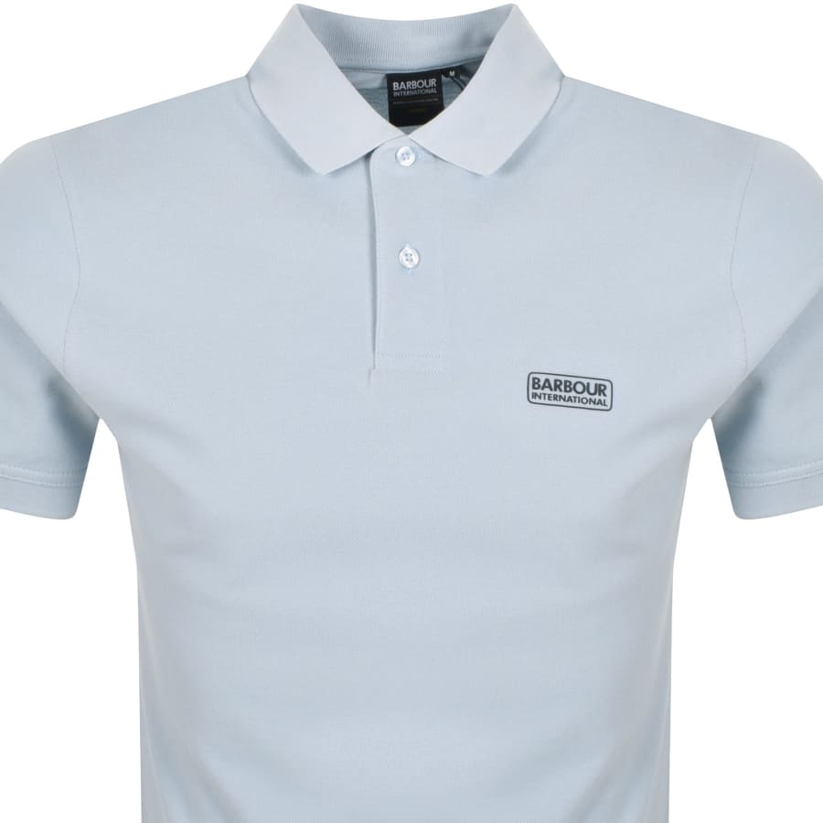 Image number 2 for Barbour International Essential Polo Blue