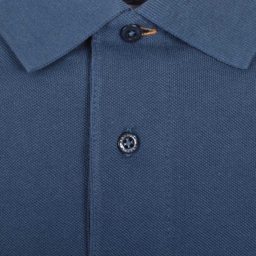 Image number 4 for Barbour Sports Polo T Shirt Dark Denim