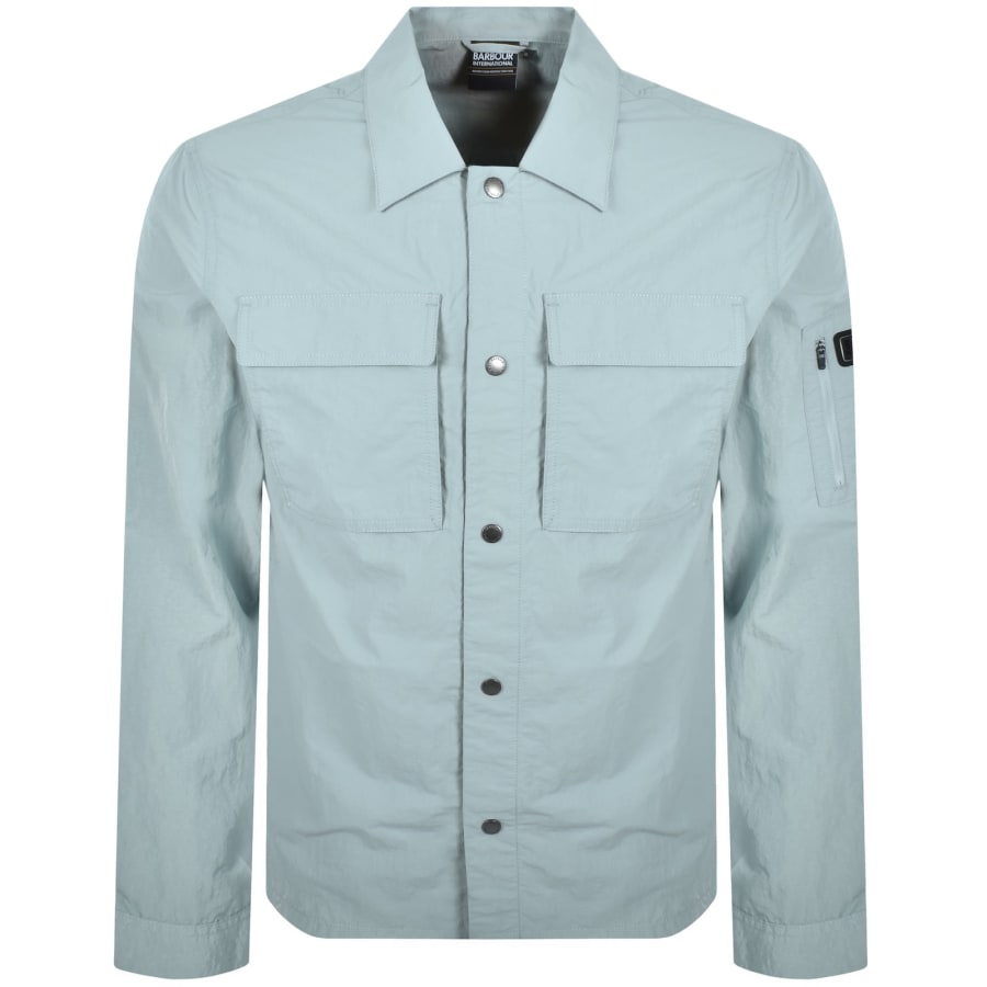 Image number 2 for Barbour International Scots Overshirt Grey