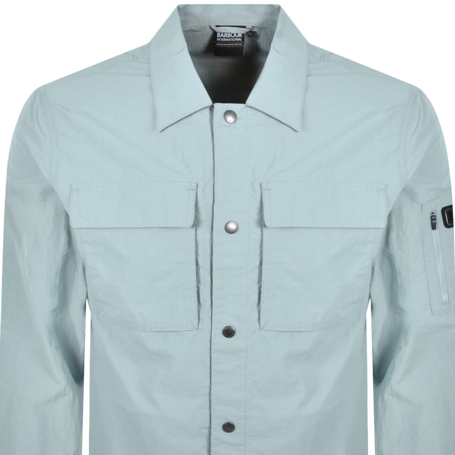 Image number 3 for Barbour International Scots Overshirt Grey