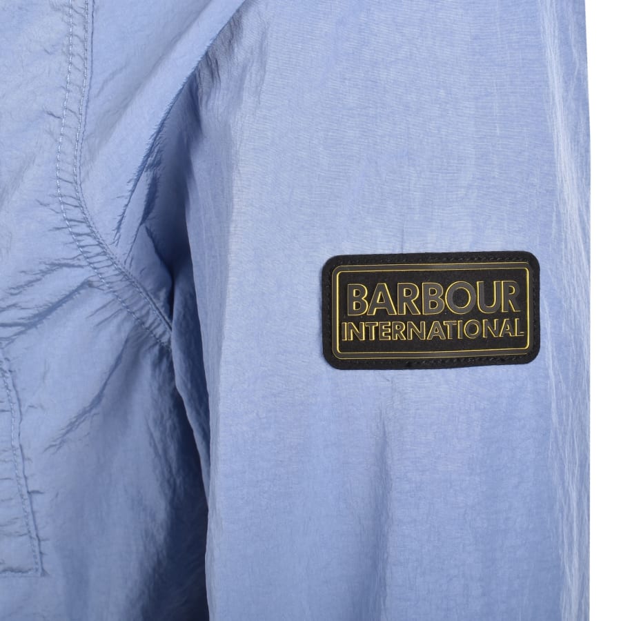 Image number 4 for Barbour International Inline Overshirt Blue