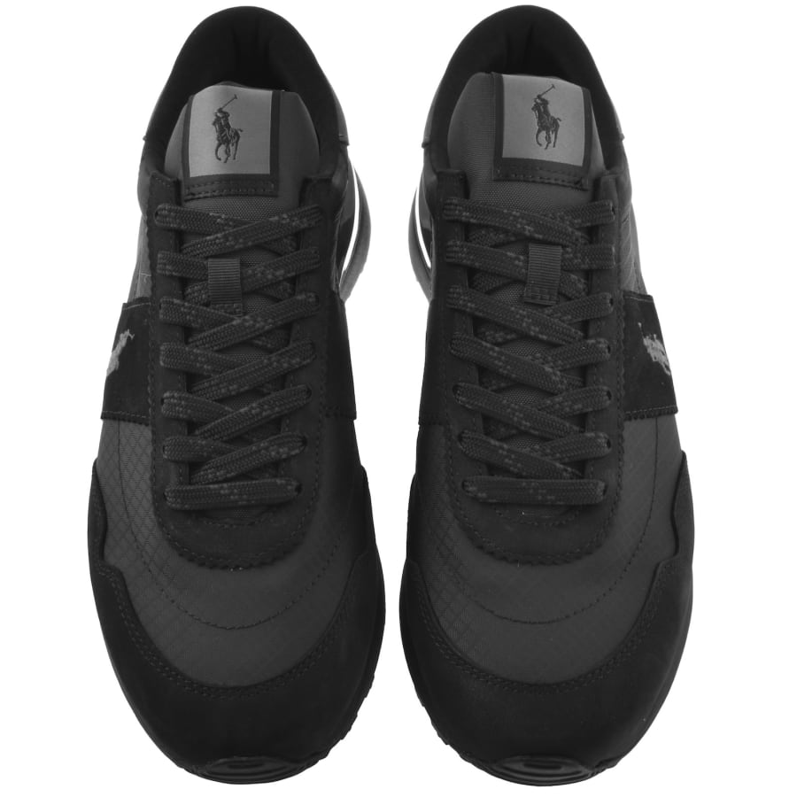 Image number 3 for Ralph Lauren Train 89 Trainers Black