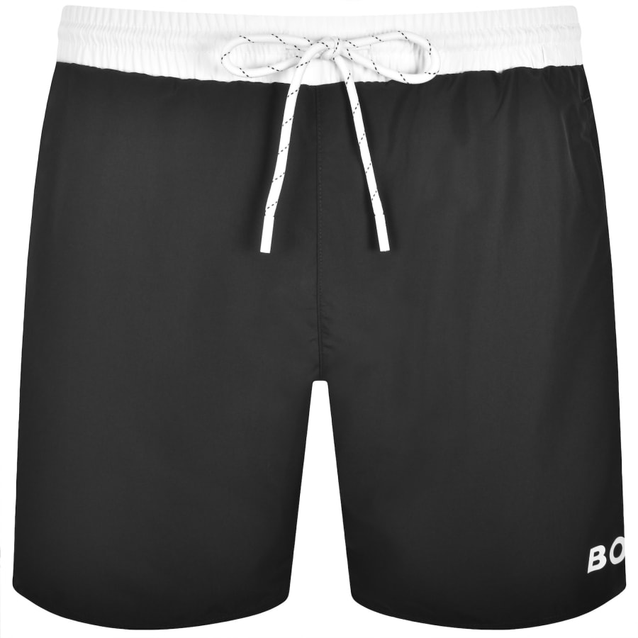Image number 1 for BOSS Starfish Swim Shorts Dark Grey
