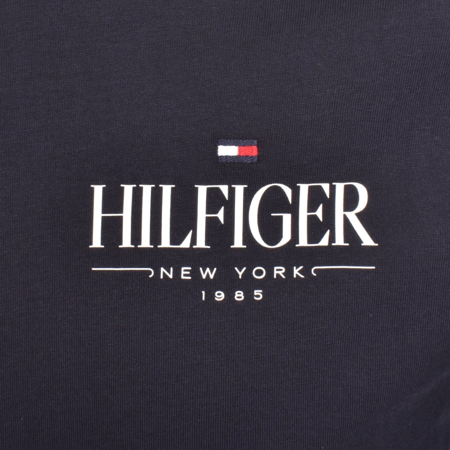 Image number 3 for Tommy Hilfiger Stack T Shirt Navy