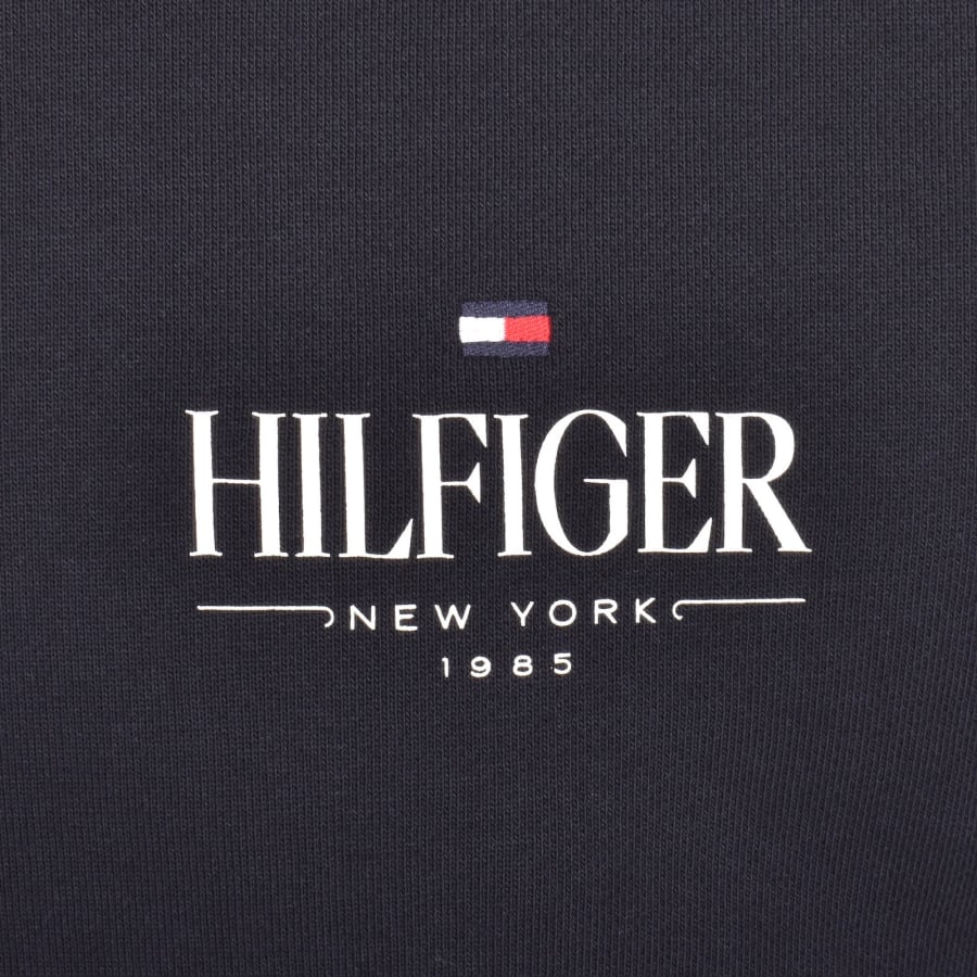 Image number 3 for Tommy Hilfiger Logo Sweatshirt Navy