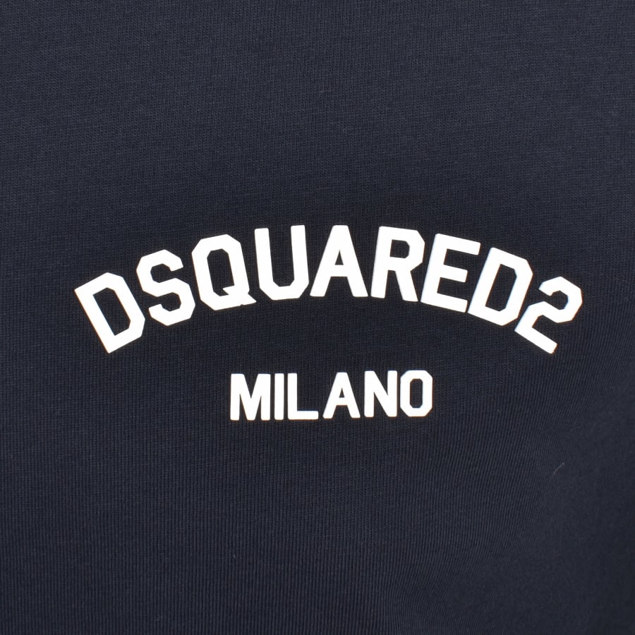 Image number 3 for DSQUARED2 Logo T Shirt Navy