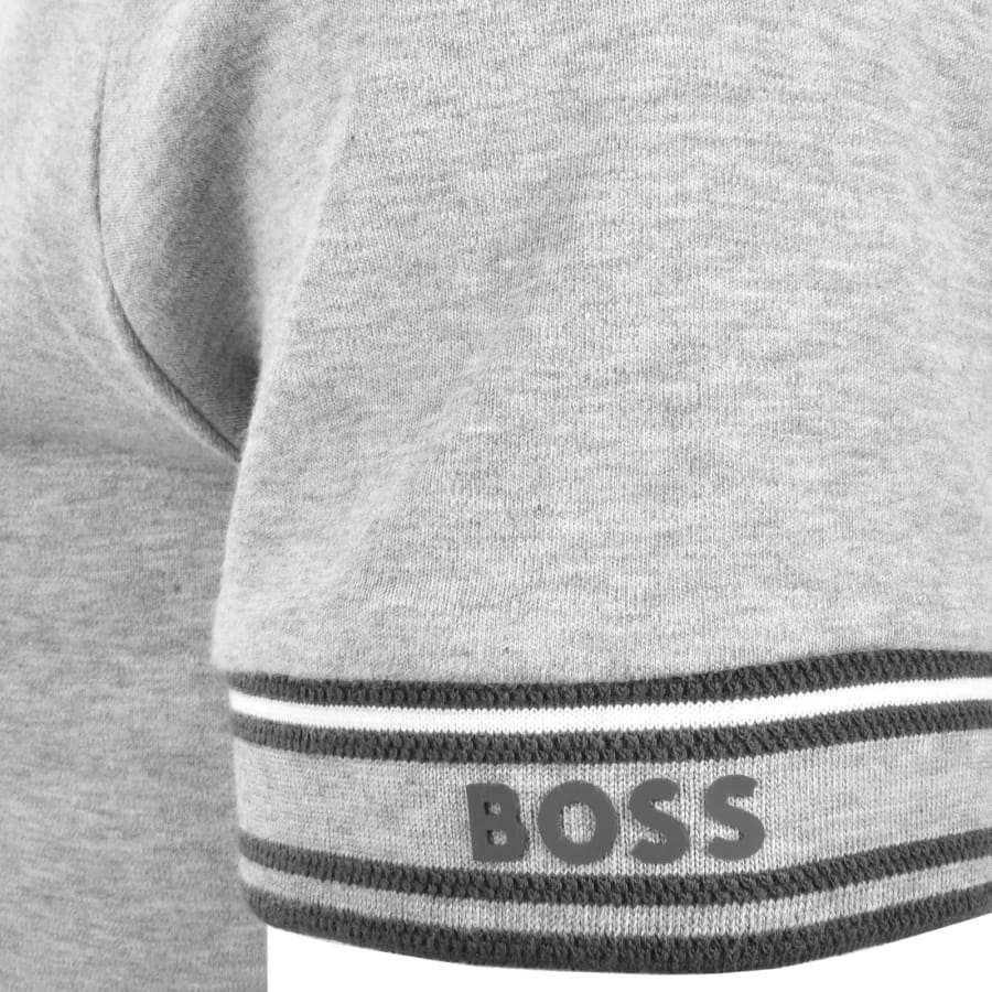 Image number 4 for BOSS Zone Polo T Shirt Grey