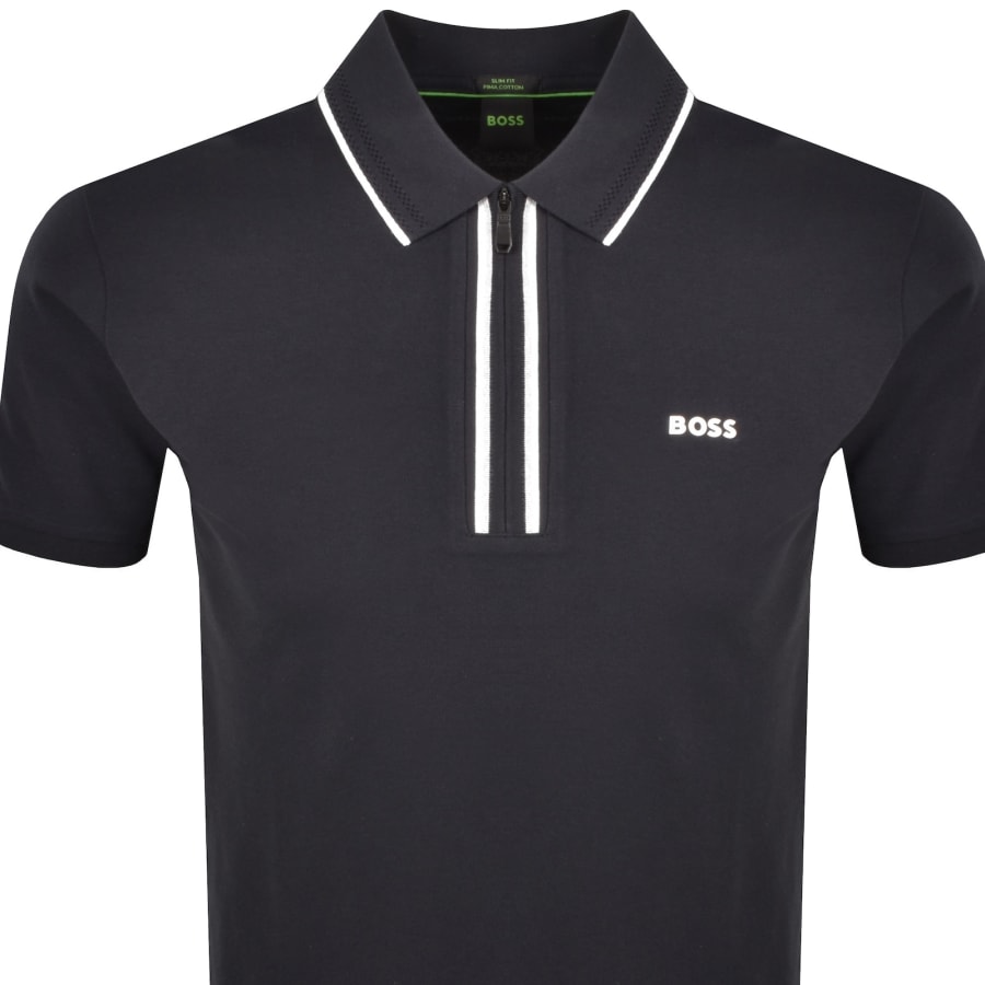 Image number 2 for BOSS Philix Polo T Shirt Navy