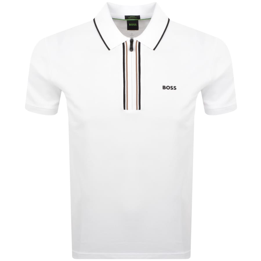 Image number 1 for BOSS Philix Polo T Shirt White