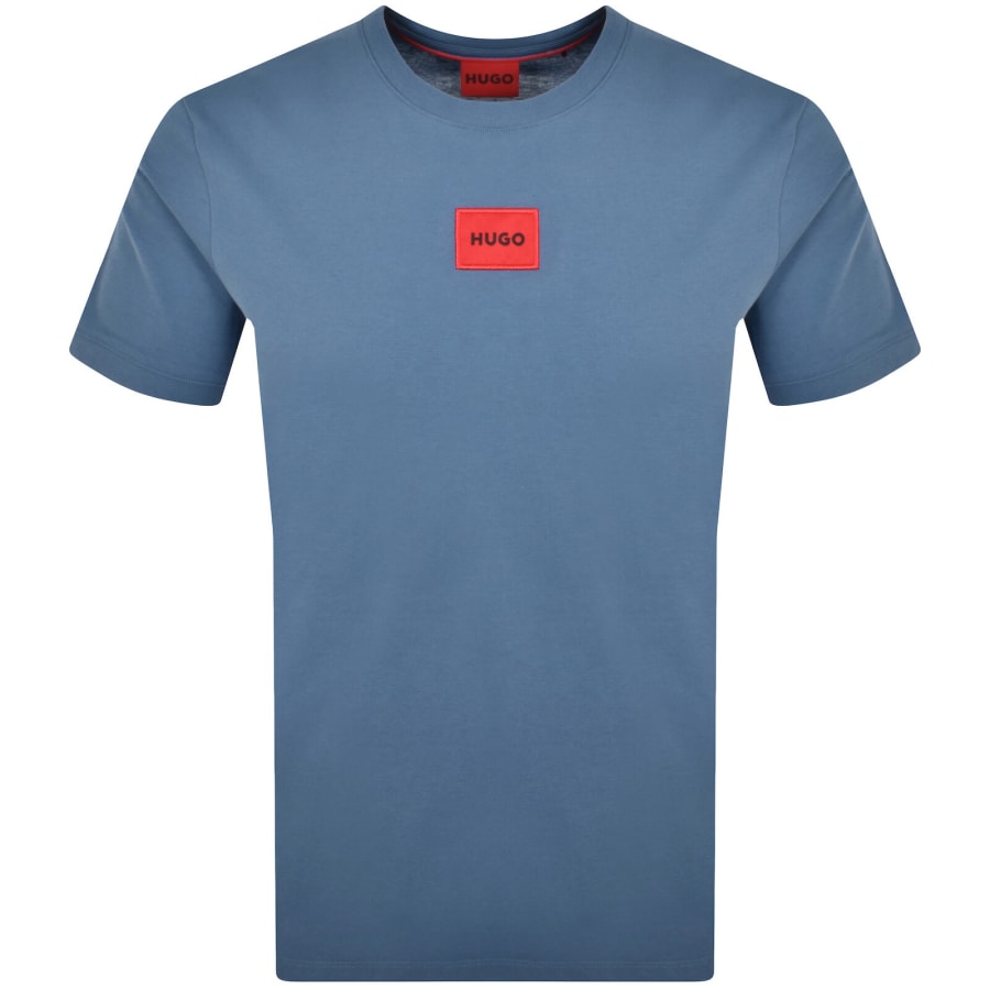 Image number 1 for HUGO Diragolino212 T Shirt Blue