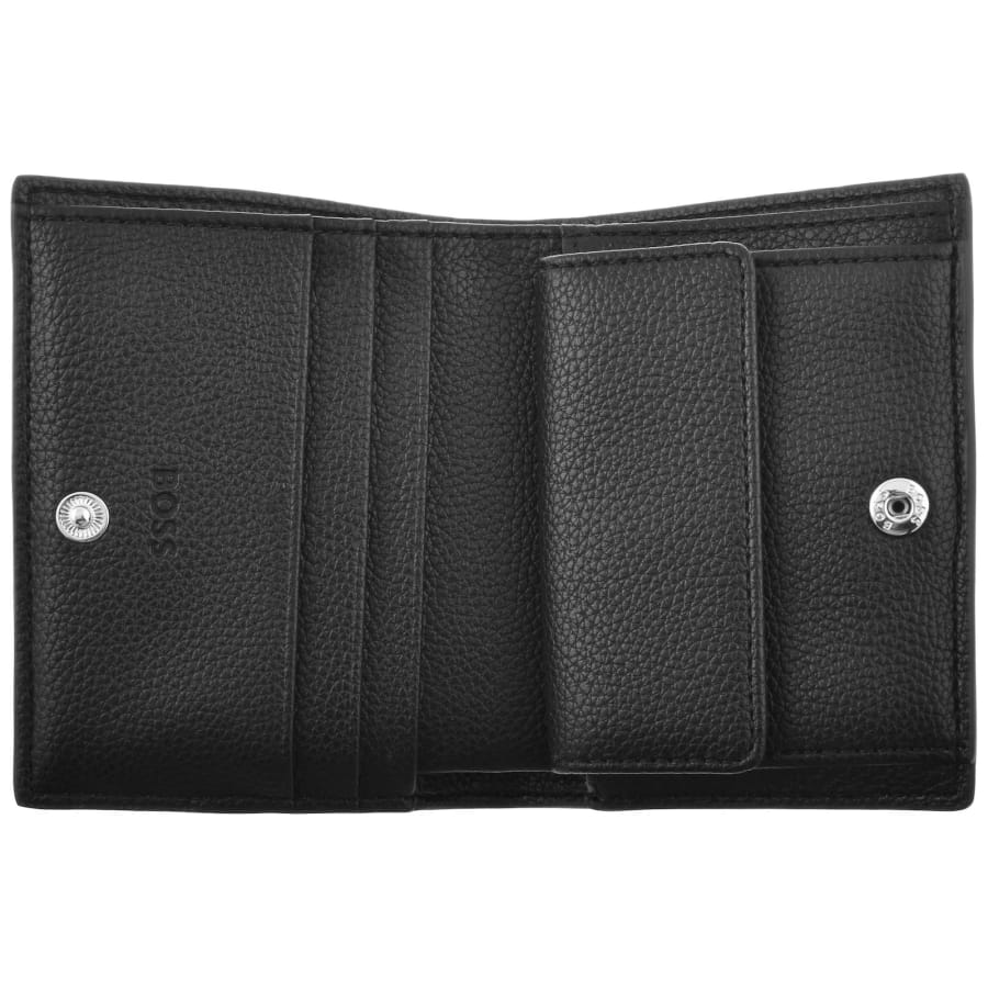 Image number 2 for BOSS Bifold Coin Wallet Black