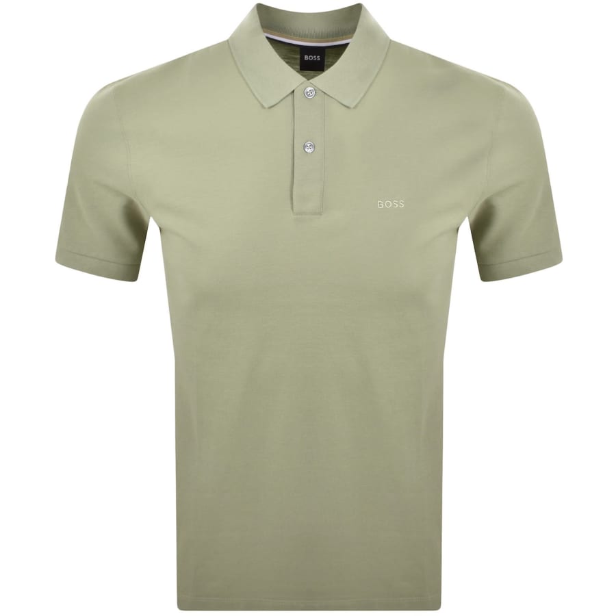 Image number 1 for BOSS Pallas Polo T Shirt Green