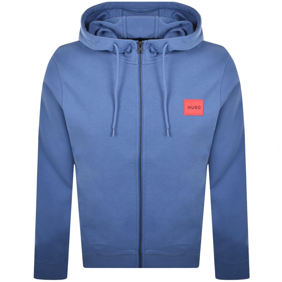Image number 1 for HUGO Daple212 Hoodie Medium Blue