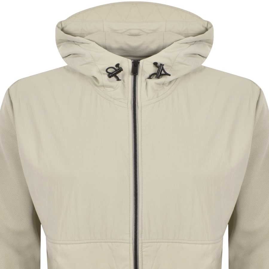 Image number 3 for BOSS Ze Full Zip Hoodie Beige