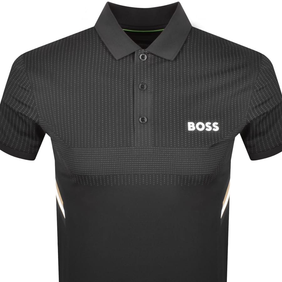Image number 3 for BOSS Paule Polo T Shirt Black