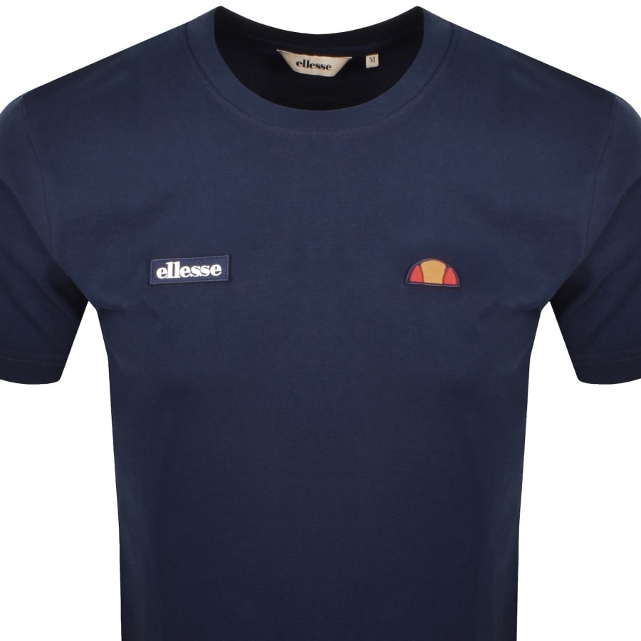 Image number 2 for Ellesse Floran T Shirt Navy