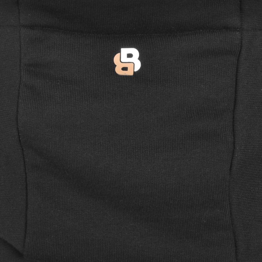 Image number 4 for BOSS Open Hoodie Black