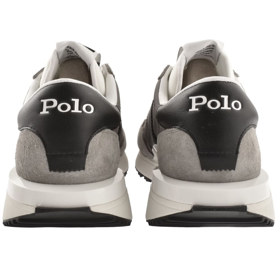 Image number 2 for Ralph Lauren Train 89 Trainers Earth Grey