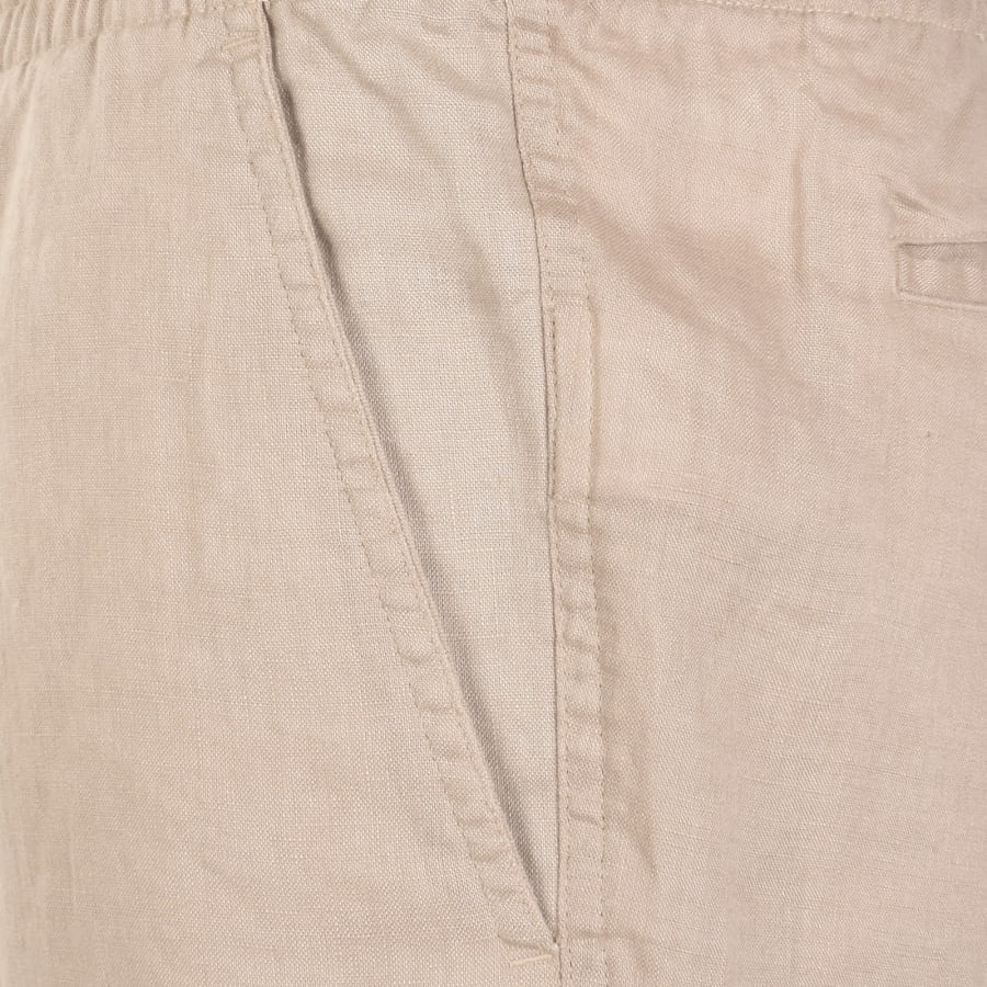 Image number 4 for Ralph Lauren Linen Prepster Shorts Beige