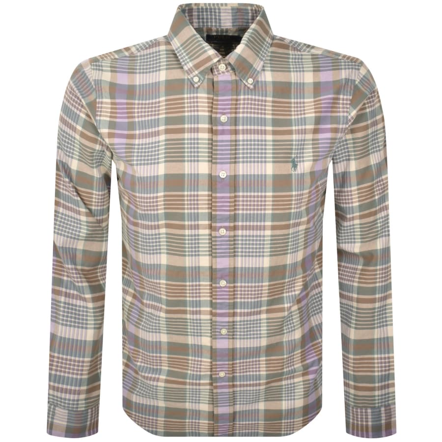 Image number 1 for Ralph Lauren Check Long Sleeved Shirt Multi