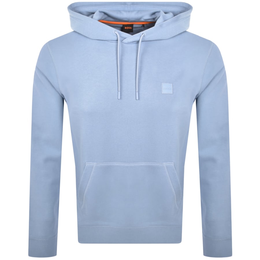 Image number 1 for BOSS Wetalk Pullover Hoodie Blue