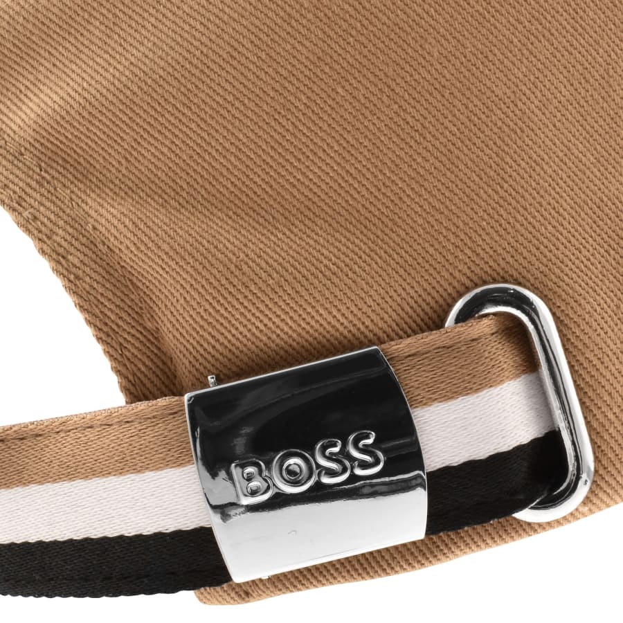 Image number 3 for BOSS Zed Stripe Baseball Cap Beige