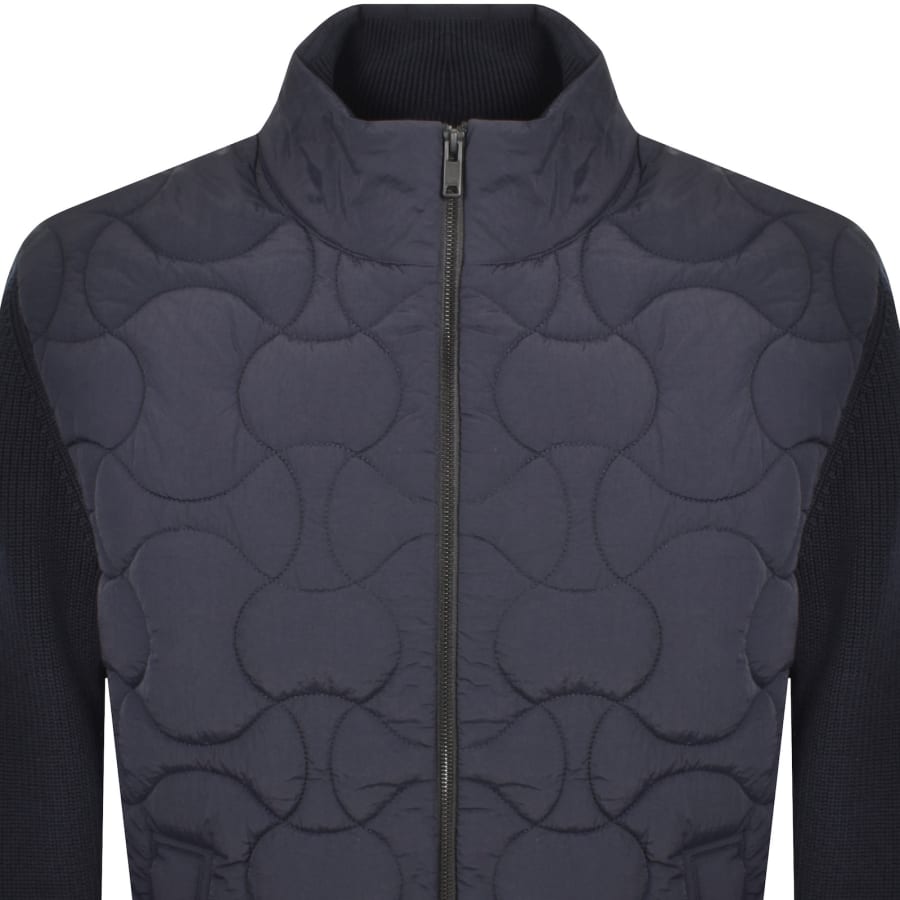 Image number 3 for BOSS Kavietor Knit Jacket Navy