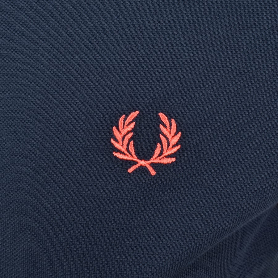 Image number 3 for Fred Perry Twin Tipped Polo T Shirt Blue